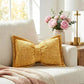 🎀Soft Chenille Bow-Shaped Throw Pillow