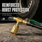 Brass Tire Deflation Valve with Self-Locking Chuck for Large Trucks