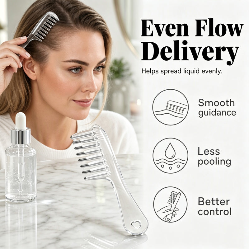 📢📢50% OFF !! ⏰Scalp Applicator Comb Tool for Hair