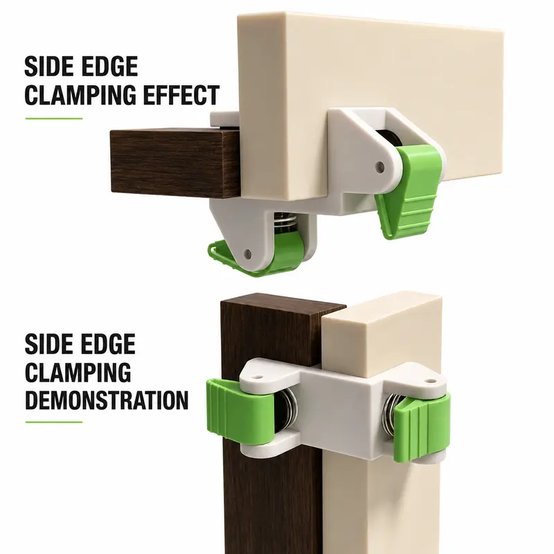 🏃50% OFF WHILE STOCKS LAST!🔨📐 Stop wrestling with filler boards during cabinet install — this clamp holds them steady, flush, and scratch-free. Dual-sided grip, soft rubber pads, and ready to work. 🛠️