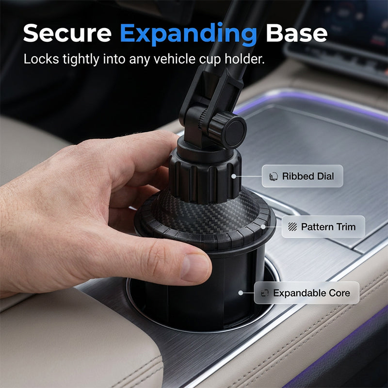 Stable Cup Holder Car Phone Mount