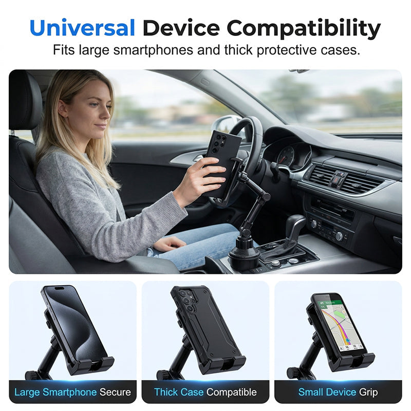 Stable Cup Holder Car Phone Mount