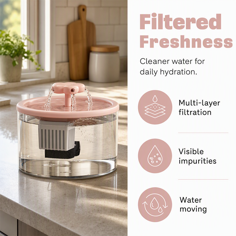 🎉 LIMITED TIME 50% OFF! 🐱 Automatic Circulating Pet Water Fountain – Filtered Freshness, Whisper-Quiet & 1500ml Capacity ✨