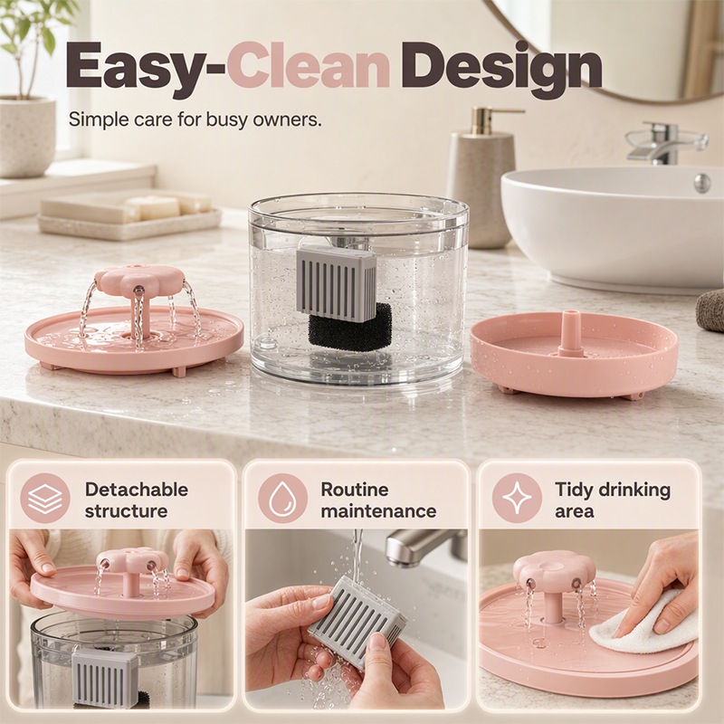 🎉 LIMITED TIME 50% OFF! 🐱 Automatic Circulating Pet Water Fountain – Filtered Freshness, Whisper-Quiet & 1500ml Capacity ✨