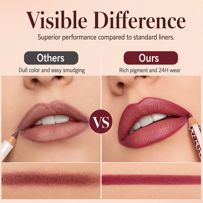 💄 Define & Hold All Day – 12-Color Matte Lip Liner Set, Smudge-Proof & Long-Lasting. 50% Off. UK Stock