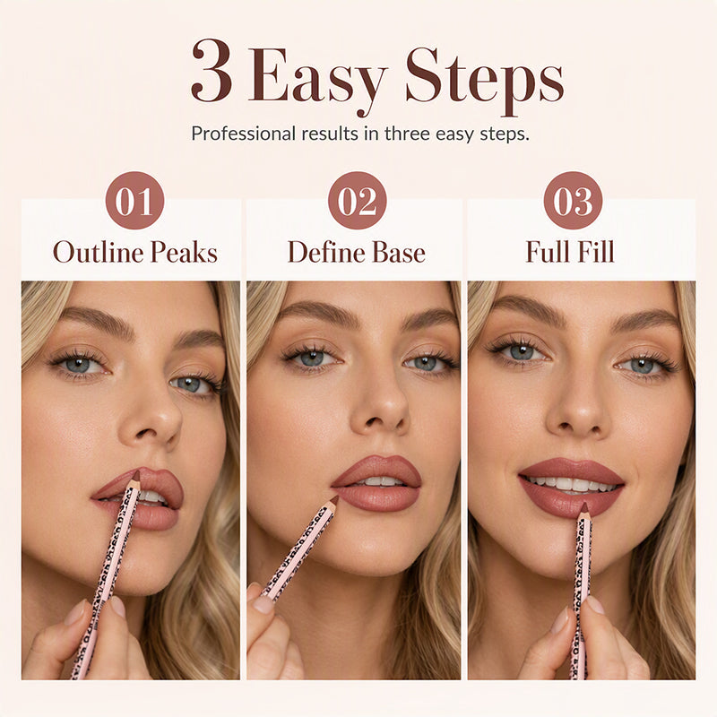💄 Define & Hold All Day – 12-Color Matte Lip Liner Set, Smudge-Proof & Long-Lasting. 50% Off. UK Stock