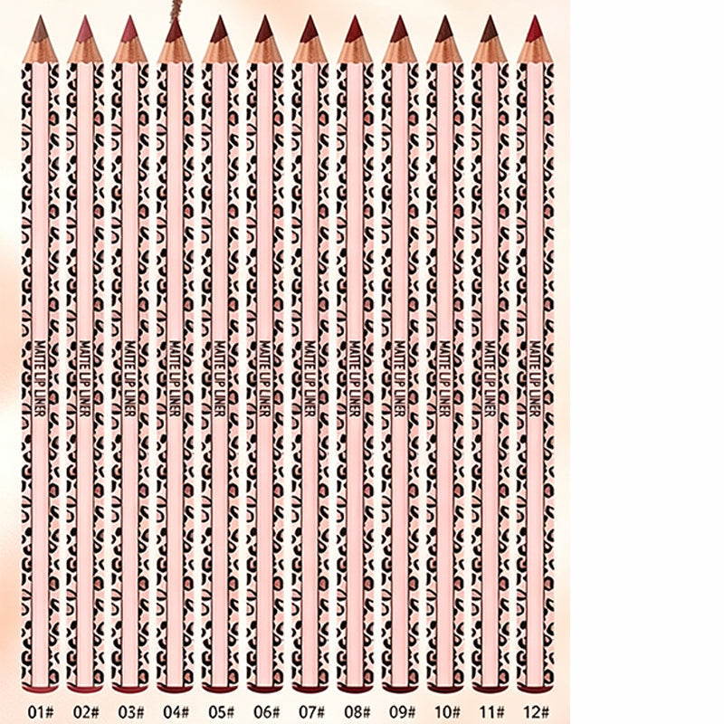 💄 Define & Hold All Day – 12-Color Matte Lip Liner Set, Smudge-Proof & Long-Lasting. 50% Off. UK Stock