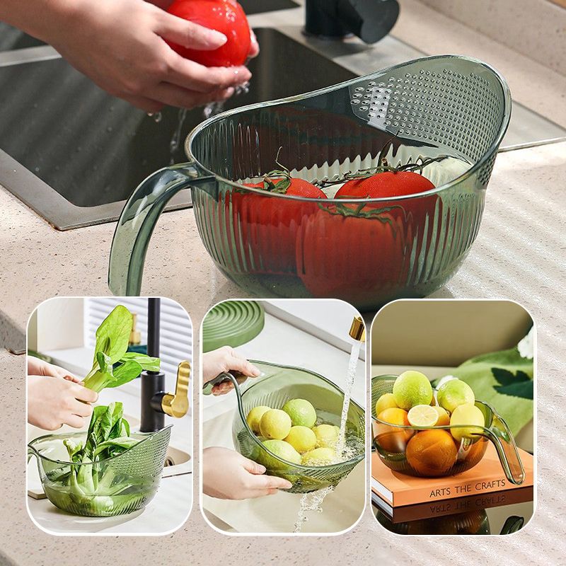 🥳HOT SALE🥳💞50K+ SOLD! Rice Washing Bowl – From £7.99! Dual-function, fine mesh & ergonomic handle. Washes & drains perfectly – grab yours! ✅