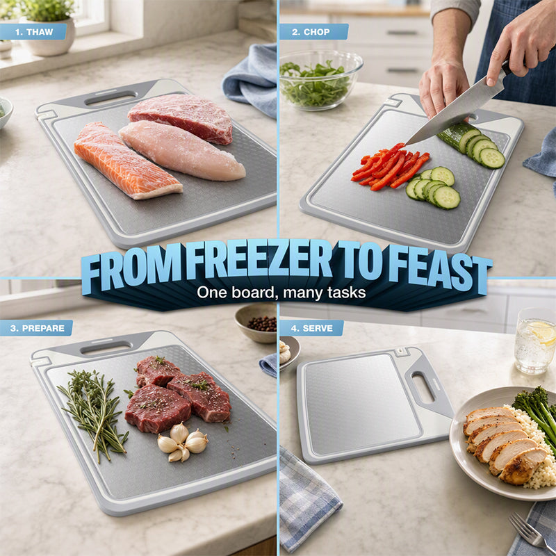 Multi-Purpose Double-Sided Cutting Board