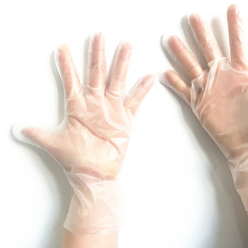 🍽️🥢 200 Pcs Transparent Food Contact Disposable Gloves – Highly Elastic, Hygienic & Widely Applicable!