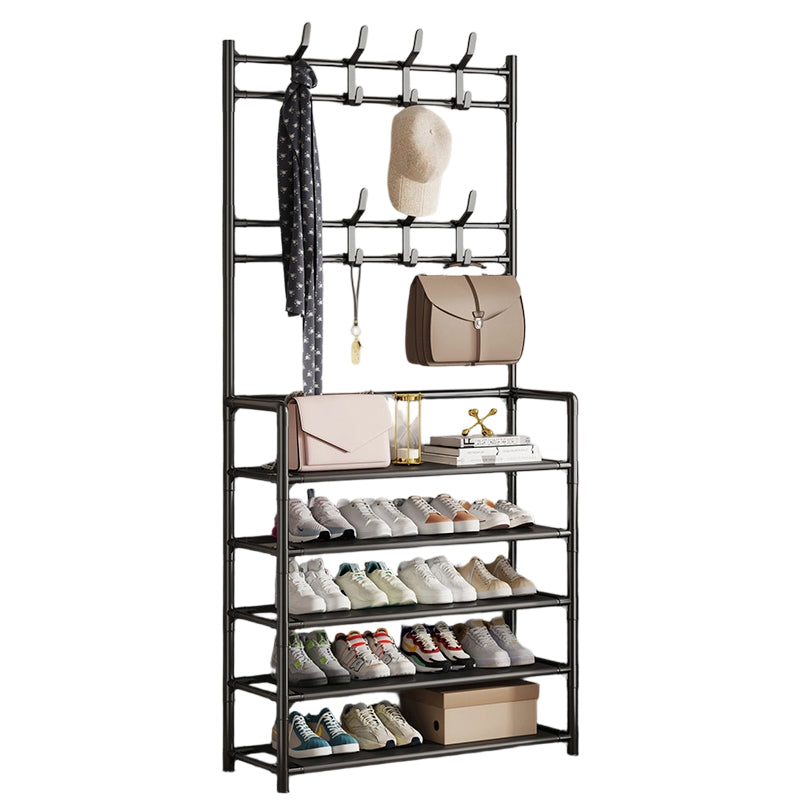 Multi-Functional Entryway Shoe & Coat Rack