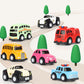🚗 12-Pack Cartoon Mini Toy Car Set – Pull-Back Vehicles for Kids