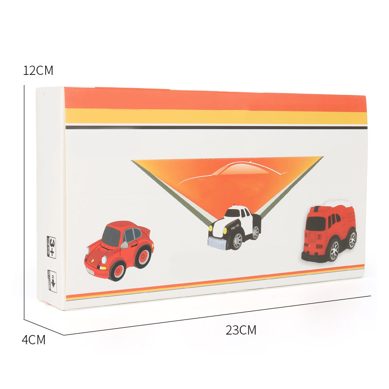 🚗 12-Pack Cartoon Mini Toy Car Set – Pull-Back Vehicles for Kids