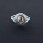 Retro Sun and Moon Totem Ring