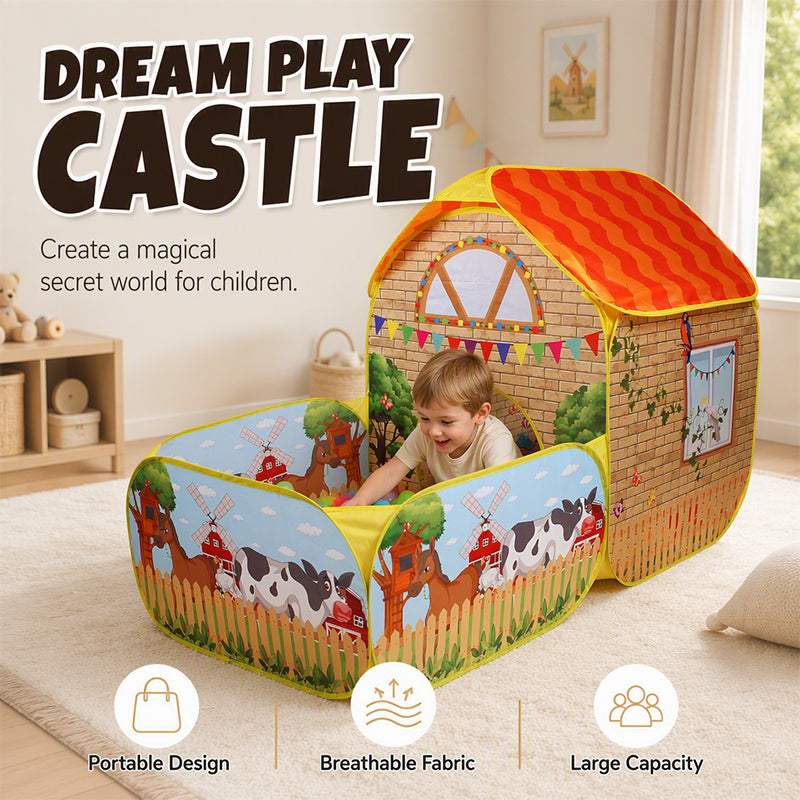 ⏳Limited-time 55% off⏰Adorable Kids’ Indoor Playhouse Tent⛺🏰