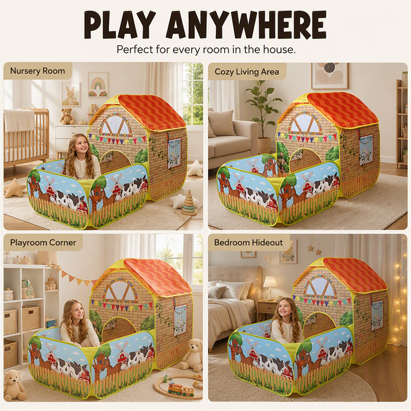 ⏳Limited-time 55% off⏰Adorable Kids’ Indoor Playhouse Tent⛺🏰