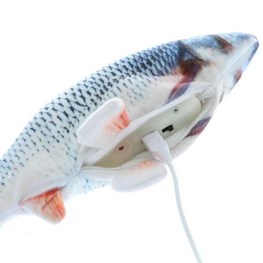 😍Le favori de l'animal : les jouets électriques en forme de poisson🐱🐶
