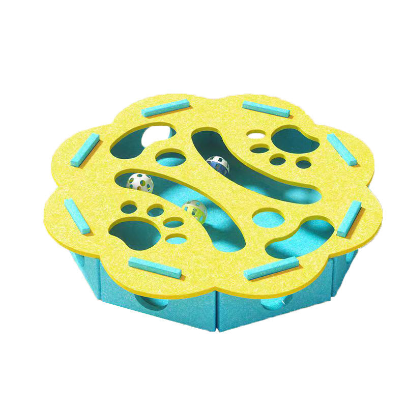 🎄LIMITED-TIME 50% OFF! ⏰Interactive Felt Maze Toy for Cats