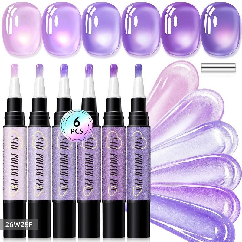 🌸 50% OFF NOW! 🌸Glitter Cat Eye Nail Polish Pen Set