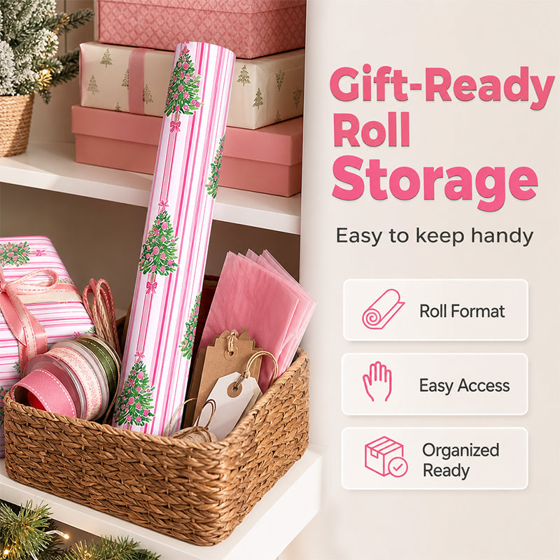 🎄 🎁 Christmas Wrapping Paper for Holiday Gifts – Festive Prints, Smooth Foldability & Elegant Holiday Patterns ✨