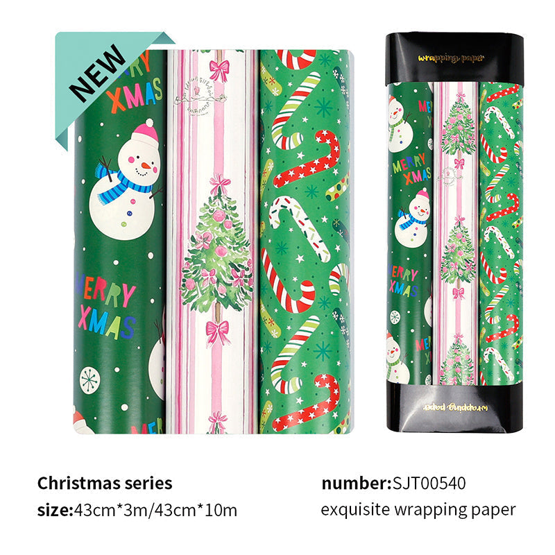 🎄 🎁 Christmas Wrapping Paper for Holiday Gifts – Festive Prints, Smooth Foldability & Elegant Holiday Patterns ✨