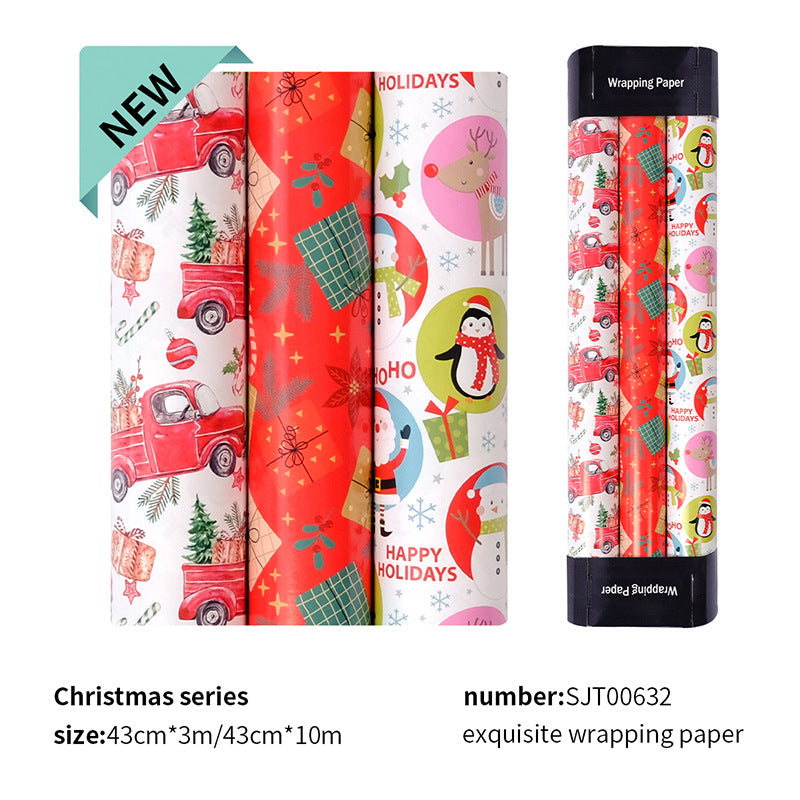 🎄 🎁 Christmas Wrapping Paper for Holiday Gifts – Festive Prints, Smooth Foldability & Elegant Holiday Patterns ✨