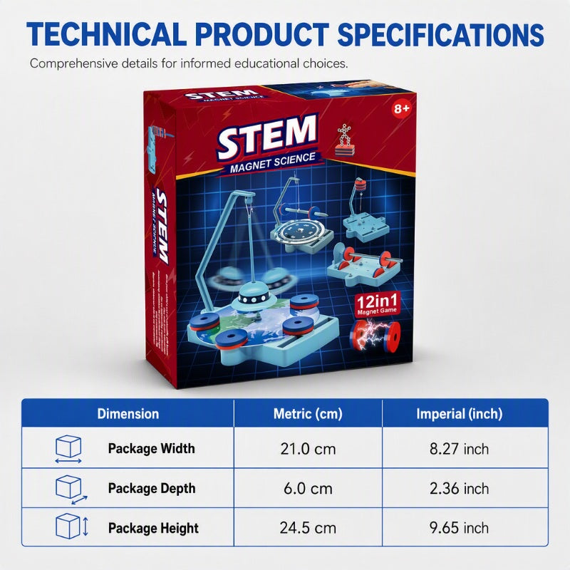 🚄 Build a Levitating Train – 12-in-1 Magnet Science Kit for Curious Kids. 50% Off. UK Stock