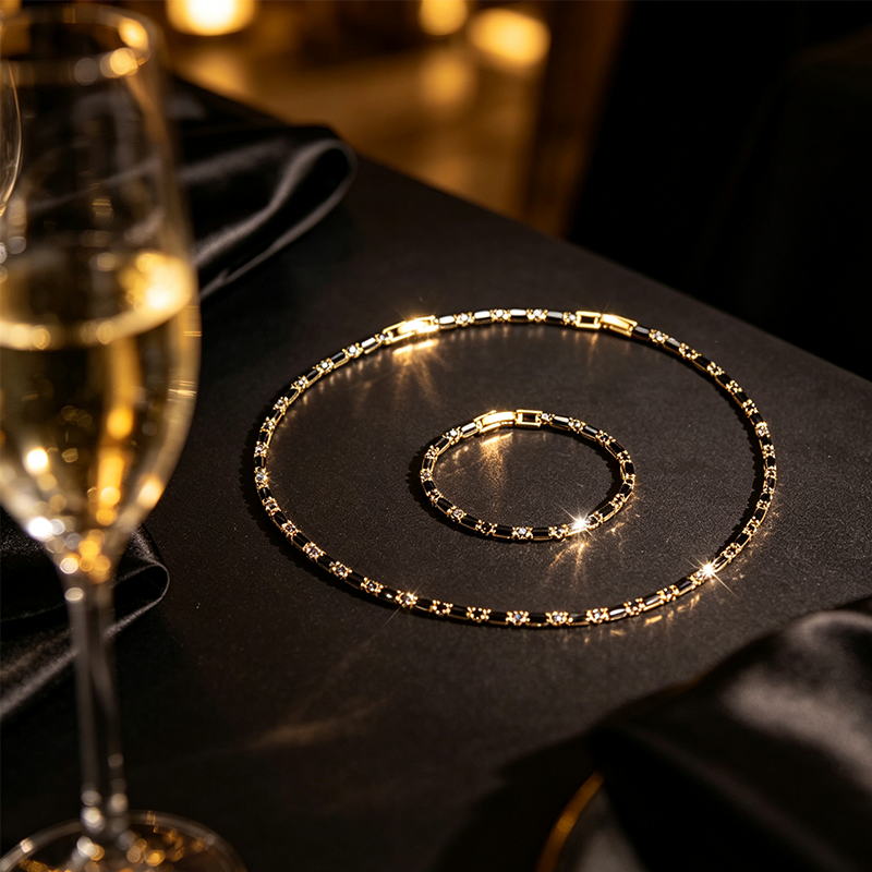 💎 50% OFF! ✨ Sparkling Jewelry Set for Men – Bold, stylish & premium quality 💪