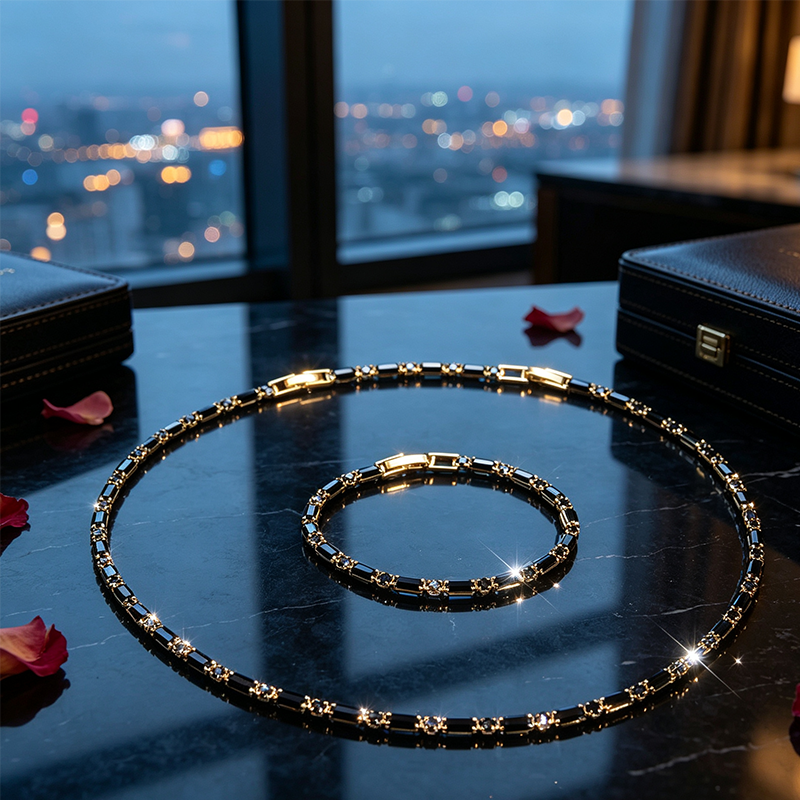 💎 50% OFF! ✨ Sparkling Jewelry Set for Men – Bold, stylish & premium quality 💪