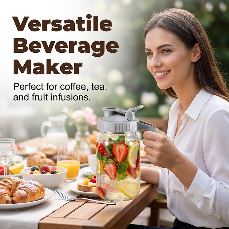 Cold Brew Coffee Maker with Lid
