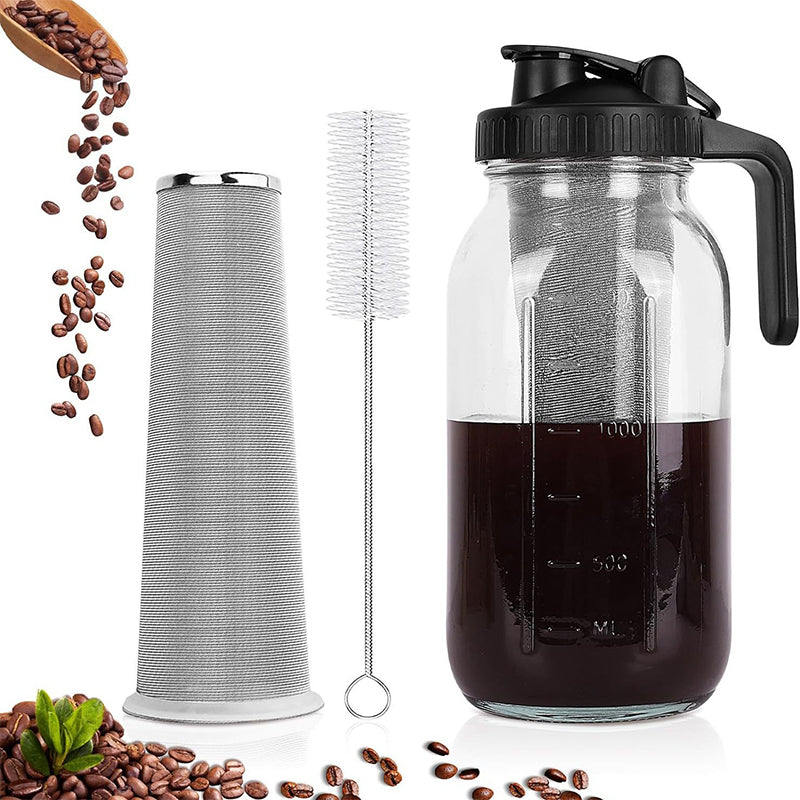 Cold Brew Coffee Maker with Lid