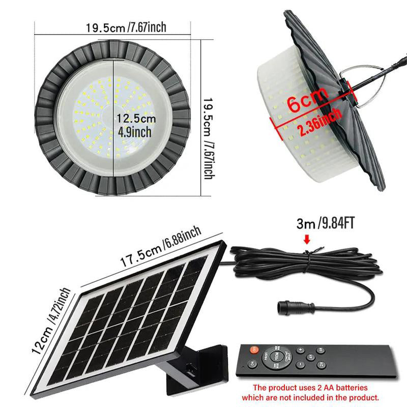 ☀️ Save 50%! 💡 Solar Pendant Light – 360° glow, IP65 & 4 brightness levels ✨