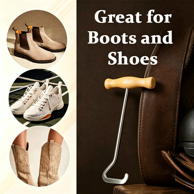 Ergonomic T-Handle Stainless Steel Boot Puller