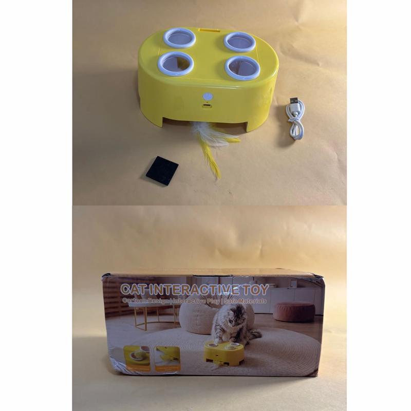 🐱 Interactive Whack-a-Mole Cat Toy – 3 Play Modes, Fun Indoor Exercise & Brain Game for Cats