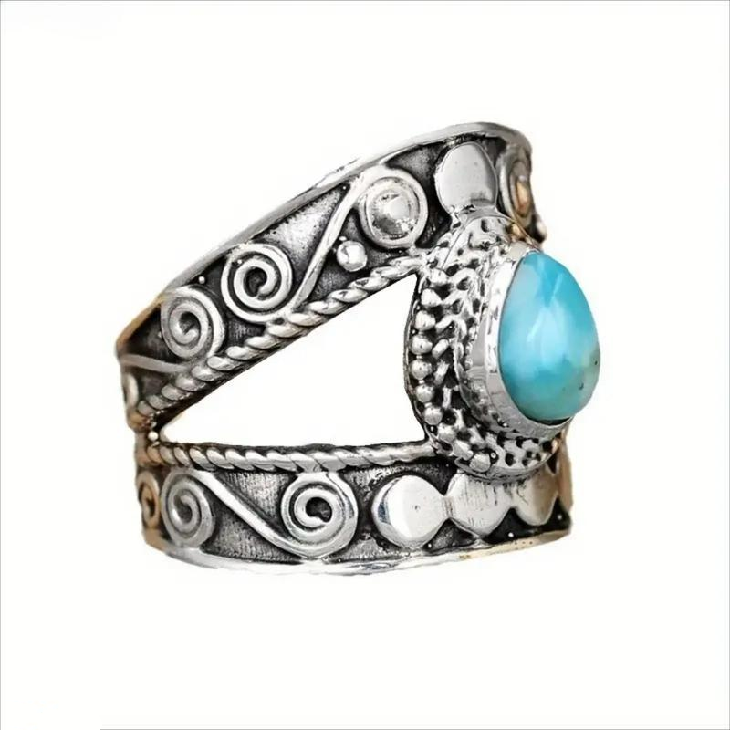 ✨Vintage Carved Teardrop Ring for Women