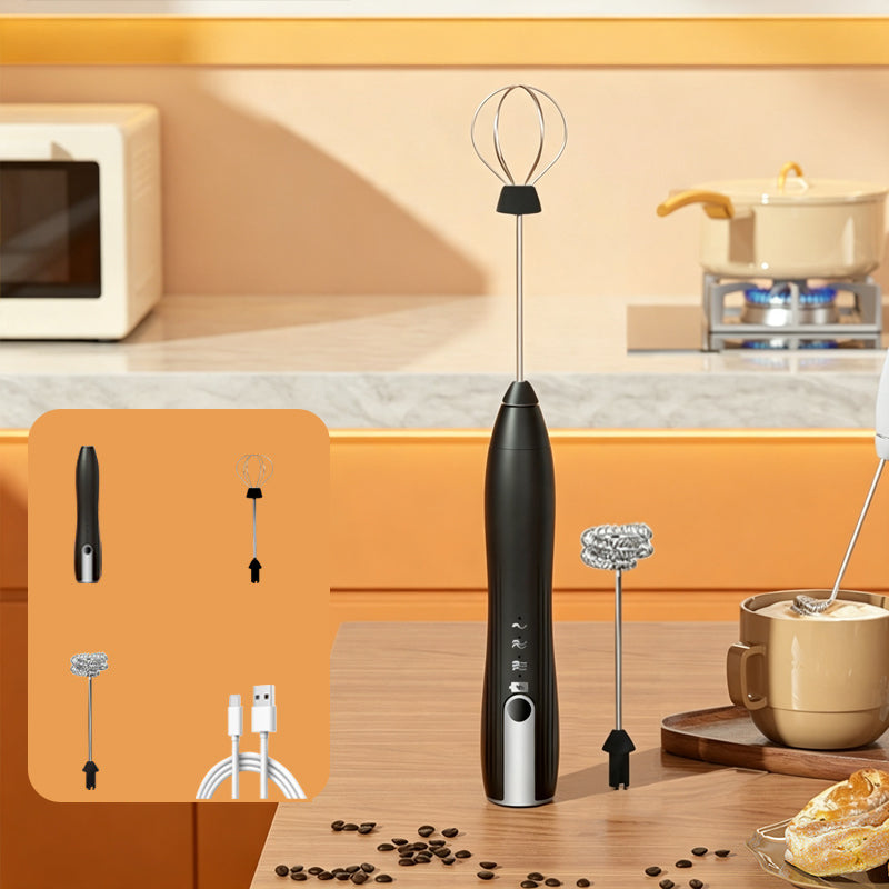 Handheld Rechargeable Electric Milk Frother