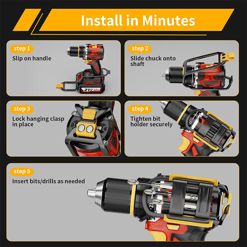 Universal Bit Holder for Cordless Drills