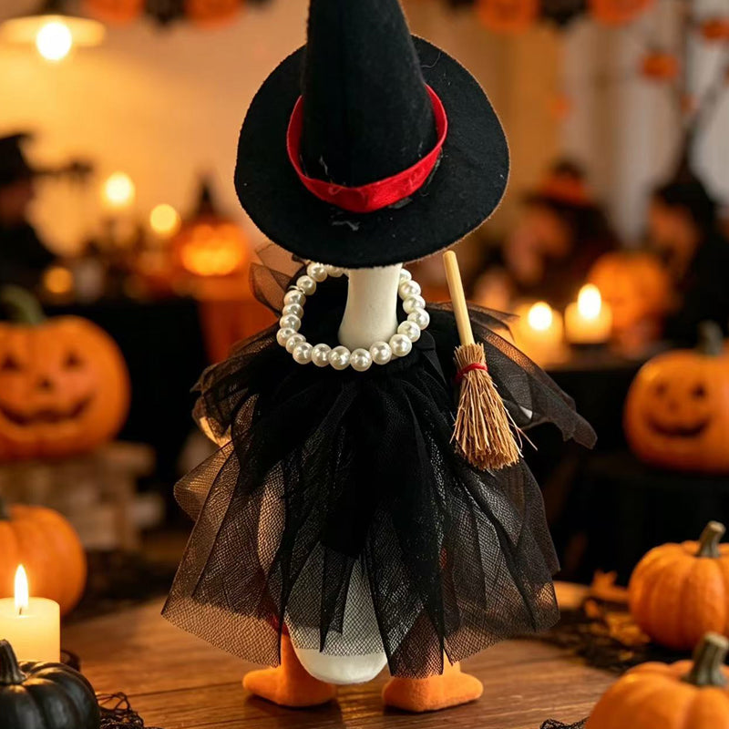Halloween Porch Goose Witch Costume Set