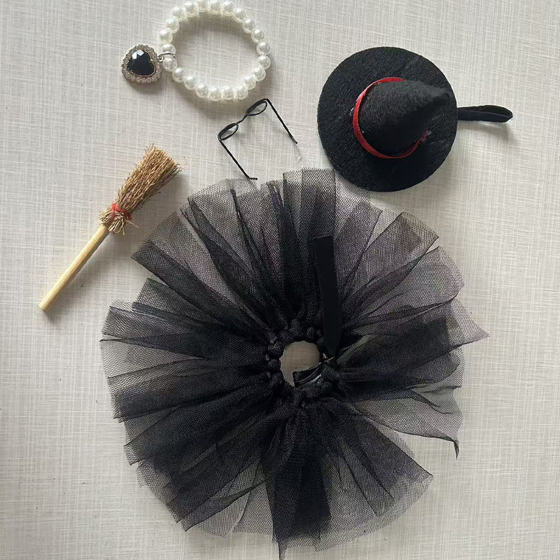 Halloween Porch Goose Witch Costume Set