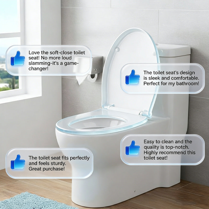Durable Slow-Close Toilet Seat