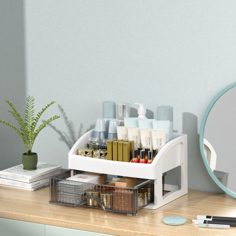 Stackable Desktop Organizer with Clear Drawers