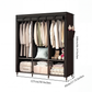 🧵 Easy‑Assemble Non‑Woven Fabric Wardrobe – Spacious, Sturdy, Dust‑proof ✨