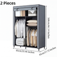 🧵 Easy‑Assemble Non‑Woven Fabric Wardrobe – Spacious, Sturdy, Dust‑proof ✨
