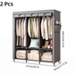 🧵 Easy‑Assemble Non‑Woven Fabric Wardrobe – Spacious, Sturdy, Dust‑proof ✨