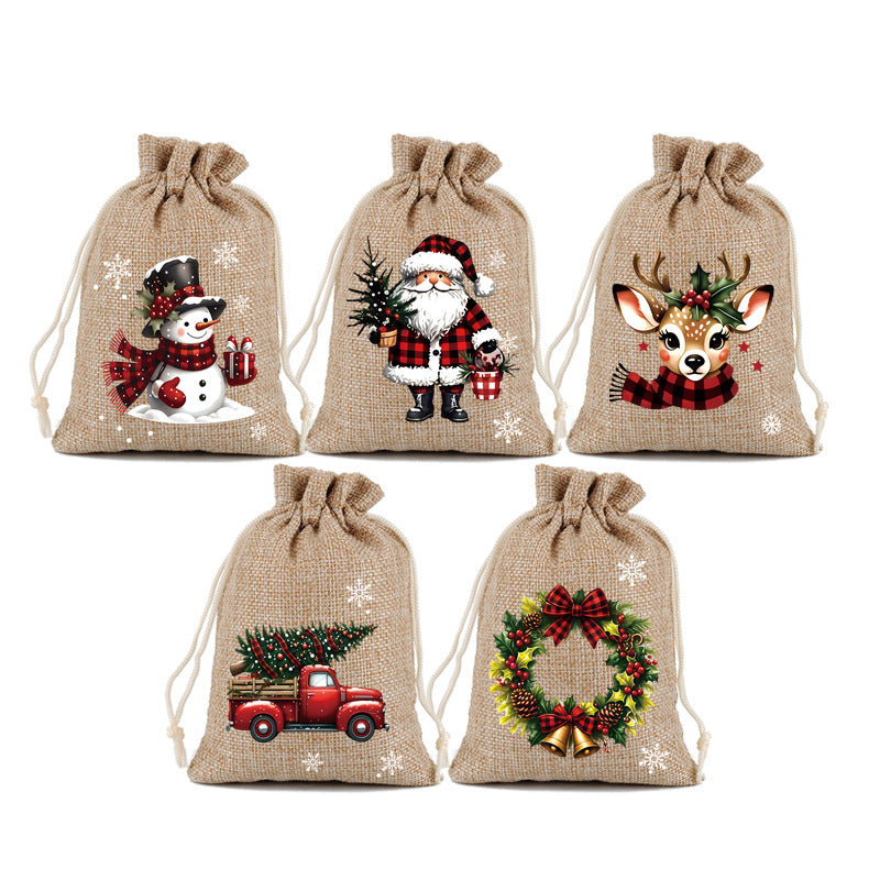 🎄 Save 50%! 🎁 Drawstring Gift Bags – Festive, reusable & perfect for wrapping ✨
