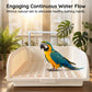 🐦 LIMITED-TIME 50% OFF! 🚿 Electric Bird Bath with Rain Shower & Perch – Safe, Quiet Pump for Happy Birds 🛀