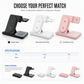 3 in 1 Foldable Wireless and Desktop Phone Stand