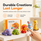 Non-Toxic Odorless Ultra Light Capsule Clay Set for Kids DIY Arts and Crafts Modeling Clay with Tools