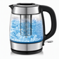 📢📢50% OFF !! ⏰2L Large Capacity Glass Electric Kettle with Automatic Shut Off and Overheat Protection