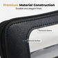 Transparent Window PU Leather Pencil Case